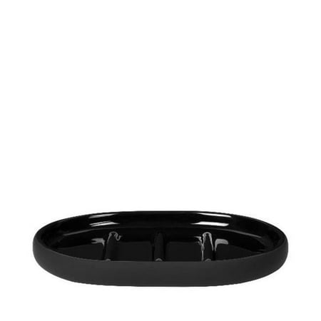 Blomus 66293 5.1 x 3.9 x 0.7 in. Sono Soap Dish Black