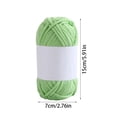 thumbnail image 3 of 1-Pack Soft & Cozy Hand-Knitted Cotton Yarn, Chunky DIY Craft Yarn for Crocheting, Knitting Scarves, Hats, Blankets and Handmade Decorations for Family, Adults and DIY Enthusiasts, 3 of 3