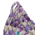 thumbnail image 5 of Floral Lounger Chair Bag, Digital Interpretation of Blooming Flowers, High Capacity Storage with Handle Container, Lounger Size, Pale Tan Violet, by Ambesonne, 5 of 5