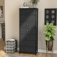 thumbnail image 2 of Pellebant Black 7 Drawers Vertical Dresser Storage Tower Chest, 2 of 9