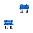 thumbnail image 3 of maskred Metal Front Rear Gear Box Mount For 1/18 Hobbico Dromida Speed With Durable Metal Front Rear Gear Box Mount For 1/18 dark blue 2Set, 3 of 6