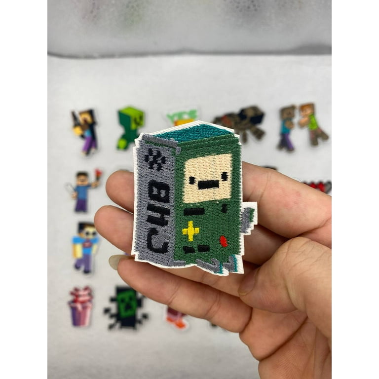JFT WORLD PATCHES, 21pcs Minecraft Iron-On Patches for Clothes