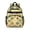 Sunflower Checkered Pattern, variant on Multicolor Ethnic Paisley and Floral Pattern Backpack for School,Cute School Bag,Schoolbag with Adjustable Shoulder Straps & Padded Back,15.25"x11.5"x5.25"