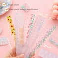 thumbnail image 3 of Transparent Ruler Thickened Ruler Innovative Design High-quality Materials Practical And Creative Easy To Use Drawing Tool 15cm Style F, 3 of 6