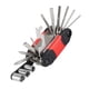 thumbnail image 1 of Herramienta multiusos para reparación de neumáticos de bicicleta, destornillador hexagonal, bolsillo para bicicleta de carretera Rojo, 1 of 9