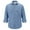 01 Dusty Blue, variant on Coevals Club Men's Denim Button Up Western Cowboy Pearl Snap Long Sleeve Shirt Classic Casual Workwear 01 Dusty Blue Small