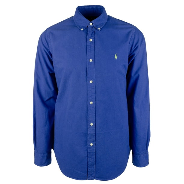 polo ralph lauren dyed long sleeve oxford shirt