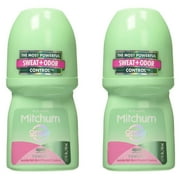 (2 Pack) Mitchum for Women Roll On, Anti-Perspirant And Deodorant, Powder Fresh, 1.7 Oz