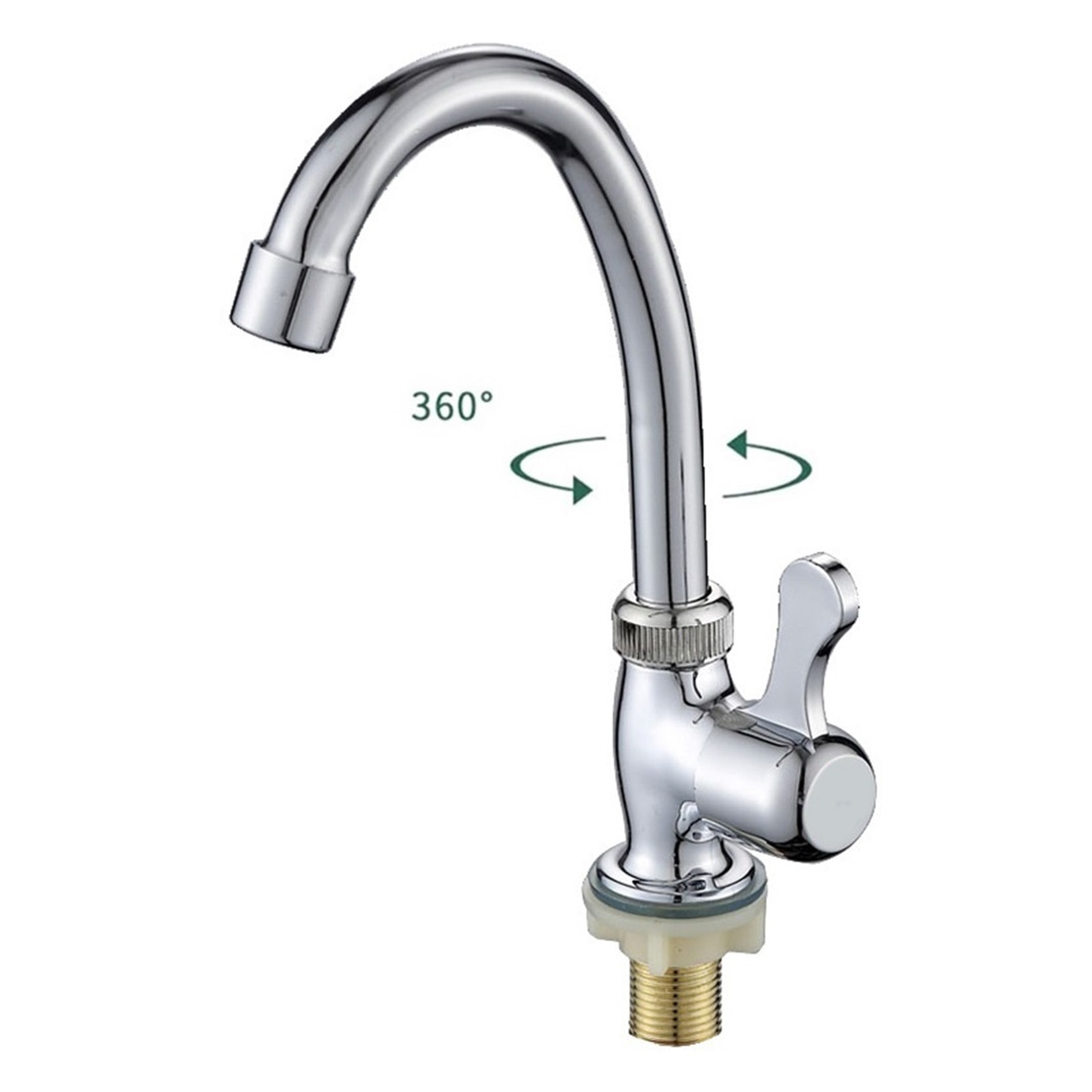 Kitchen Faucet Water Purifier Single Lever Hole Single Cold Tap Plastic Steel Sink Faucet ,Tankless Design