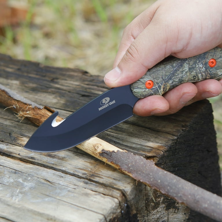 Ozark Trail 7 Stonewash Fixed Blade Knife with Protective Sheath