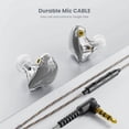 thumbnail image 4 of Auriculares intraurales BASN Triple Driver IEM, 4 of 7