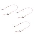 thumbnail image 4 of Aparejos de Pelo Giratorios de Pesca de Carpa 3 Piezas 6 # / 8 # / 10 # / 12 # 6.6lb-22lb Aparejos de Aparejo de Carpa Soledad Carpa Carpetas de pesca, 4 of 8