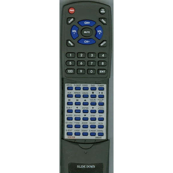 Replacement Remote for SAMSUNG AH59-01512A, RTAH5901512A, AH5901512A, HTHDP40, HTP50
