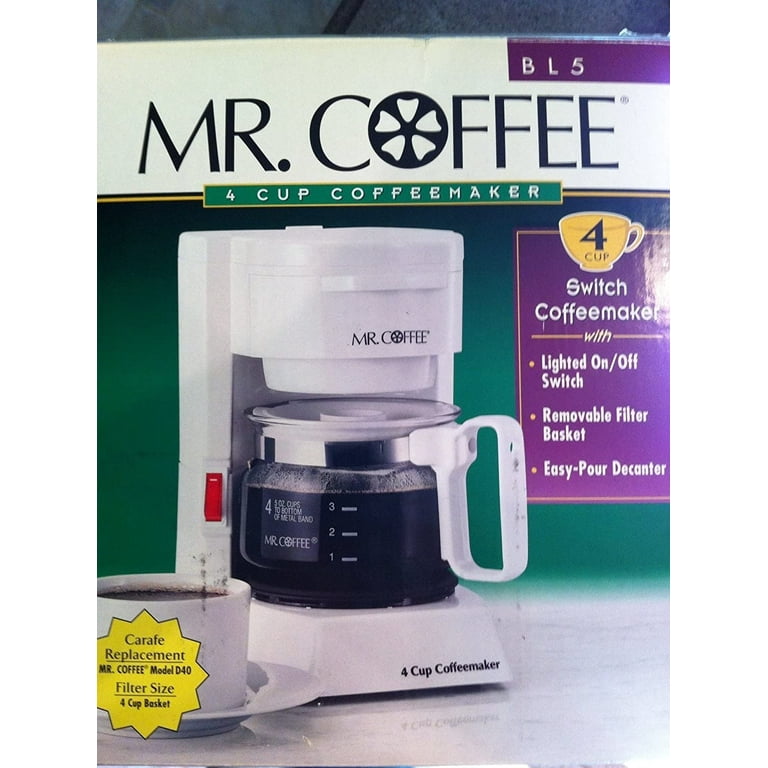 Vintage Mr Coffee Cup Coffee Maker BL4 White Quick Brews, 55 OFF