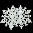 thumbnail image 5 of Plastic Christmas Glitter Snowflake Ornaments Christmas Tree Decorations, 4-inch, Set of 12, 5 of 7