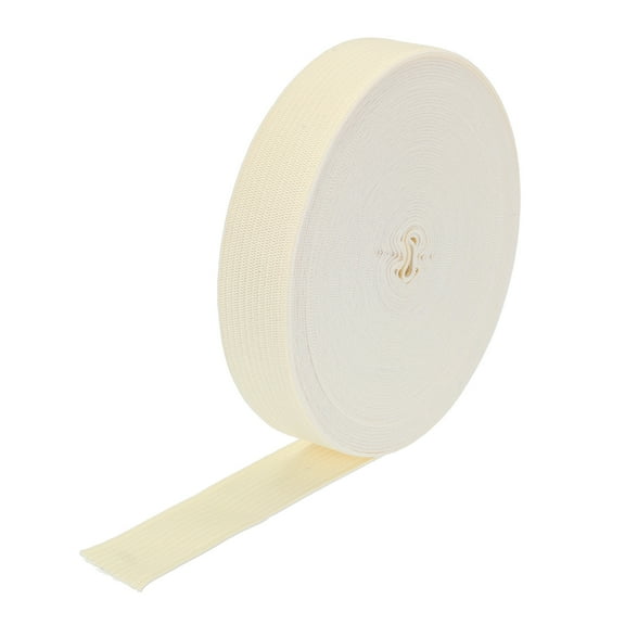 Elastic Bands for Sewing 0.8" 10 Yard Beige Knit Elastic Spool for Wigs, Waistband, Pants