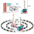 thumbnail image 2 of Electric Domino Set: Transparent 100-Piece Tiles with Random-Colored Storage Box – Interactive Educational Toy for Kids 4-6 & Teens 14+, Enhances Coordination & Problem-Solving, Easy to Operate,, 2 of 7