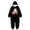 X2Black, variant on Krdevn Skeleton Hooded Zip Up Onesie Halloween Costume Plush Full Body Jumpsuit Trick Or Treat Cosplay Outfit Casual Sleep Loungewear Pajamas Black,13-14 Years