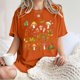 thumbnail image 3 of Camisetas de Manga Corta para las Mujeres Impresión Floral Cuello Redondo Gota Hombro Manga Superior Moda Casual Verano Camisetas de Manga Corta para las Mujeres, 3 of 7