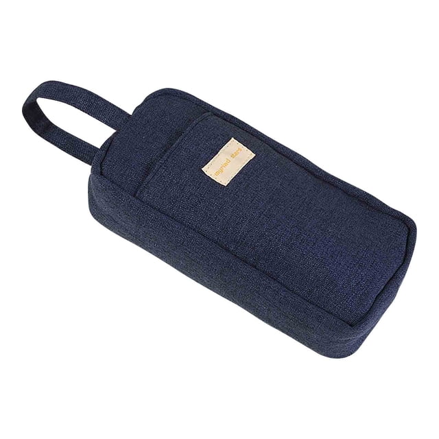 Cloth Storage Bags with Zipper Large-Capacity Pencil Case Solid Color Student Stationery Storage Pencil Case Student Oxford Cloth Stationery Bag Cloth Pencil Case with Zipper