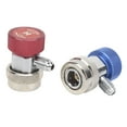thumbnail image 2 of Coupleur de Climatisation Haute Basse, Adaptateur de Climatisation Anti-Corrosion pour R134 pour Ensemble de Manomètre de Climatisation, 2 of 8