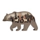 thumbnail image 4 of Decoraciones de talla de madera de animales, madera de animales del bosque 3D artesanía de animales de madera luminosa con materiales ecológicos ligeros, 4 of 8