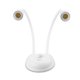 thumbnail image 2 of Lámpara Led De Escritorio Ajustable De 6 W, Lámpara De Lectura Con Base De Luz Giratoria De 360 ​​Grados De Doble Cabezal, Ca 85-265 V 2800-3200 K Moyic HA025508-01, 2 of 7