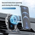 thumbnail image 3 of XNB Wireless Car Charger Mount 15W, Fast Charging, Air Vent Car Phone Mount, Auto Induction Clamping, Car Wireless Charger, Compatible with All Smartphones, 3 of 6