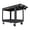 Gray-Two Layer-500LB, variant on HPDMC 3-Tier Service Cart - 400 lbs Capacity Rolling Utility Cart with Wheels, Stainless Steel Metal Cart for Garage, Warehouse & Workshop (Red)