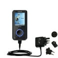 thumbnail image 1 of International AC Home Wall Charger suitable for the Sandisk Sansa E270 - 10W Charge supports wall outlets and voltages worldwide - Uses Gomadic Brand, 1 of 4
