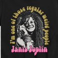 thumbnail image 3 of Janis Joplin - One Of Those Regular Weird People - Toddler And Youth Short Sleeve Graphic T-Shirt, 3 of 5