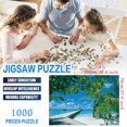 thumbnail image 3 of Puzzle HUOGUO con diseño de paisaje de 1000 piezas para adultos y niños, 3 of 5