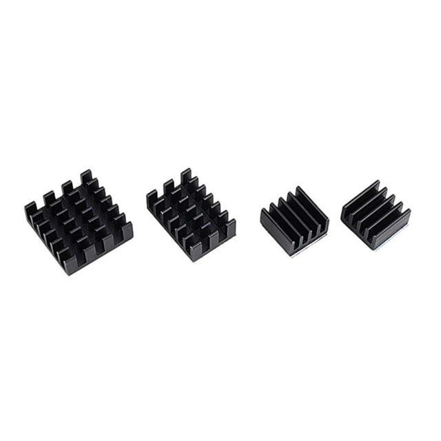 Disipador de aleación de 4 piezas placa de circuito de refrigeración para Raspberry Pi Cooling Macarena