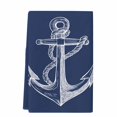 thumbnail image 2 of Nautical Anchor Kitchen Towels Set of 1, Navy Blue Coastal Marine Minimalist Rope Absorbent Dish Towels for Kitchen, Microfiber Hand Towel, Quick Drying Tea Towel for Cleaning Decorative Dishcloths, 2 of 7