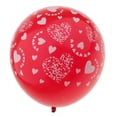 thumbnail image 4 of 100 Unids Globo de Románticos de Látex Decoración para Boda rojo, 4 of 9