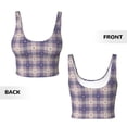 thumbnail image 4 of Yiaed Heart Check Plaid Print Ladies Waistcoat Women Sports Vest Vest Sports Women Sports Top Yoga Vest for women-XX-Large, 4 of 8
