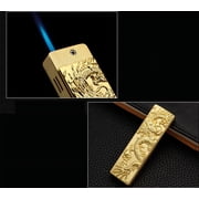 Retro Dragon Pattern,Inflatable Windproof Lighter,New Year Gift