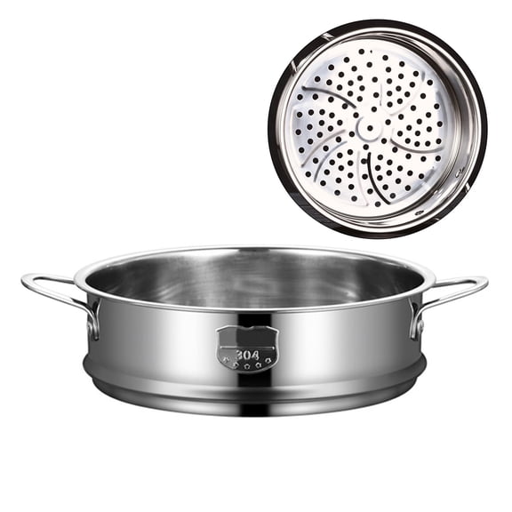 Stainless Steel Vegetable Steamer Basket with Handle - Dumpling & Sum Dimpling Steamer