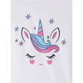 thumbnail image 4 of MyFav Big Kids Girls Sleeveless Pajama Sets Cute Unicorn Sleepwear Loungewear,6-14Y, 4 of 5
