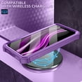 thumbnail image 5 of Dexnor for iPhone 11 Case, [Built in Screen Protector and Kickstand] Heavy Duty Military Grade Protection Shockproof Protective Cover for iPhone 11, 6.1 inch, Purple, 5 of 6