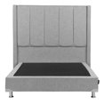 thumbnail image 2 of Cabecera Queen Size Dicasa + Box Base Cama Gris, 2 of 8