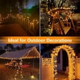 thumbnail image 4 of Guirnalda de luces con forma de estrella, 20 pies, 40 luces LED con forma de estrella, funciona con pilas, luces navideñas parpadeantes a prueba de agua para dormitorio, decoración navideña, 4 of 5