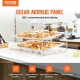 thumbnail image 2 of Pastry Display Case VEVOR 2-Tier Commercial 20.7x13.2x11.9cm, 2 of 9