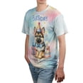 thumbnail image 4 of Happy Birthday Cute Puppy German Shepherd with Cake Gifts Party Hat All Over Print 3D Shirt Unisex Merch Alsatian Dog Lover Gifts - 00029, 4 of 6