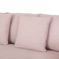 thumbnail image 6 of Noble House Milan Fabric 3 Seater Sofa with Accent Pillows, Light Blush, 6 of 9