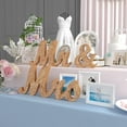 thumbnail image 6 of Mr and Mrs Sign & Just Married Banner,Mr & Mrs Signs for Wedding Table,Large Wooden Letters for Sweetheart Table,Photo Props Wedding Decorations for Anniversary, 6 of 10