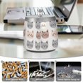 thumbnail image 6 of Yayeee Ashtray with Lid for Cigarette Smokeless Stainless Steel Home Ash Holder, Gray Cat Pattern, 6 of 7