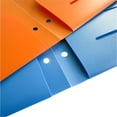 Two Pocket Folder With 3 Metal Buckle Holes, Letter Size Document ...