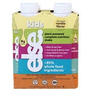 (4 pack) Else Nutrition Kids Nutritional Shake Ready-to-Drink, Vanilla, 4PK, Dairy-Free Protein Shake