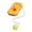 Orange-A, variant on PBIYXQC Tennis Rebound Trainer with String Ball, Weighted Base Portable Self Practice Tennis Equipment for Outdoor Indoor Workout Sports Training Orange-A